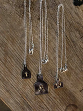 Load image into Gallery viewer, Custom Cow Tag Necklace